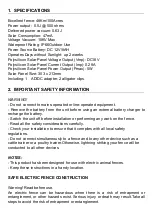 Preview for 3 page of Neilsen CT5673 Instruction Manual