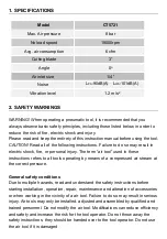 Preview for 4 page of Neilsen CT5721 Original Instructions Manual