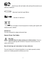 Preview for 6 page of Neilsen M0L-AJ-300B Instruction Manual