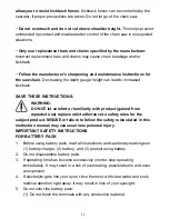 Preview for 12 page of Neilsen M0L-AJ-300B Instruction Manual