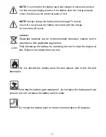 Preview for 16 page of Neilsen M0L-AJ-300B Instruction Manual