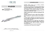 nekos K-LOCK Instruction Manual preview