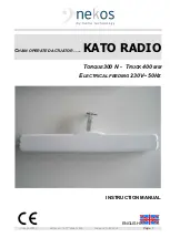 nekos KATO RADIO 230V Instruction Manual предпросмотр