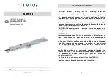 Предварительный просмотр 1 страницы nekos KIMO 24V Instruction Manual