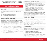 Nektar WIDIFLEX USB Quick Start Manual предпросмотр