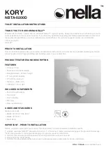 Preview for 1 page of nella KORY NBTA-0200D Installation Instructions Manual