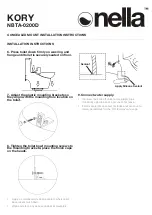 Preview for 4 page of nella KORY NBTA-0200D Installation Instructions Manual