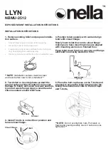 Preview for 5 page of nella LLYN NBMU-2512 Installation Instructions Manual