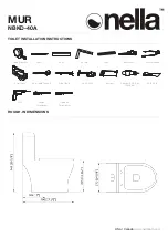 Preview for 2 page of nella MUR NBKD-40A Installation Instructions Manual