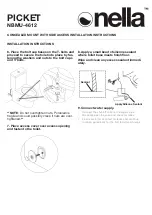 Предварительный просмотр 8 страницы nella PICKET NBMU-4612 Installation Instructions Manual