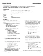 Preview for 15 page of Nelson CM-2201 Installation And Operating Instructions Manual