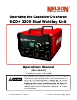 Preview for 1 page of Nelson NCD+ 3200 Operation Manual