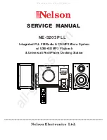 Предварительный просмотр 1 страницы Nelson NE-3203 PLL Service Manual