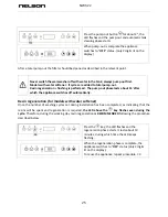 Предварительный просмотр 25 страницы Nelson NW511 Manual