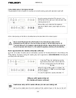 Preview for 22 page of Nelson NWG410 Manual