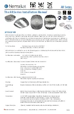 Preview for 1 page of Nemalux AR Series Installation Manual