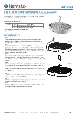 Предварительный просмотр 8 страницы Nemalux AR Series Installation Manual