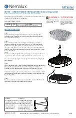 Предварительный просмотр 9 страницы Nemalux AR Series Installation Manual