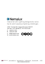 Предварительный просмотр 12 страницы Nemalux RL Series Installation Manual