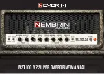 Nembrini Audio BST100 V2 SUPER OVERDRIVE Manual предпросмотр