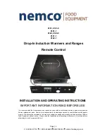 Nemco 9101-C Installation And Operating Instructions Manual предпросмотр