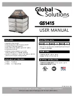 Предварительный просмотр 1 страницы Nemco Global Solutions GS1415 User Manual