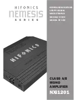 Nemesis NXi1201 User Manual preview