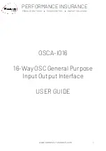 Preview for 1 page of Nemesis OSCA-IO16 User Manual