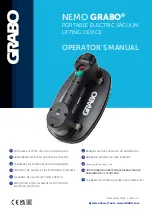 Nemo GRABO Operator'S Manual предпросмотр