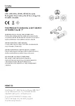 Preview for 8 page of Nemo PORTOFINO Assembly Instructions Manual