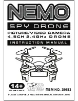 Nemo Spy drone Instruction Manualal preview