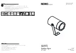 Nemo Studio LUX S Mounting Instructions preview