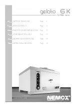 Nemox Gelato 6 K Crea Series Instruction Book предпросмотр