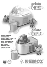 Nemox gelato CHEF 2200 Instruction Book preview