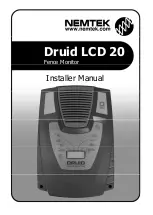 Nemtek Druid LCD 20 Installer Manual preview