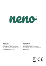 Preview for 74 page of neno Lindo Manual