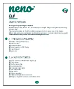 Preview for 9 page of neno Lui User Manual