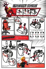 Preview for 4 page of Neo Chair MARVEL AVENGERS User Manual And Assembly Instructions