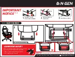 Предварительный просмотр 3 страницы Neo Chair N-GEN CITUS Series User Manual And Assembly Instructions