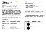 Neo Instruments micro VENT 122 Owner'S Manual preview