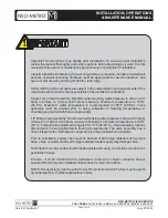 Preview for 2 page of Neo-metro 9121 Maintenance Manual