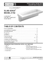 Neo-metro SLAB-EDGE 9152 Installation, Operation & Maintenance Manual preview