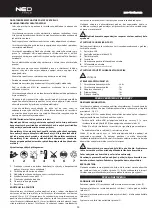 Preview for 12 page of NEO TOOLS 04-200 Manual