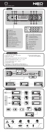 Предварительный просмотр 15 страницы NEO TOOLS 08-820 Operation Manual