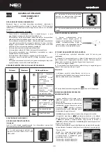 Предварительный просмотр 10 страницы NEO TOOLS 11-607 Quick Start Manual