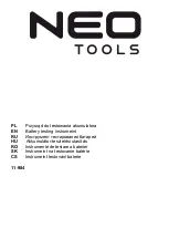 NEO TOOLS 11-984 Operating Instructions Manual предпросмотр