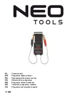 Preview for 1 page of NEO TOOLS 11-985 Manual