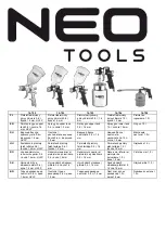 NEO TOOLS 14-700 Operating Instructions Manual preview