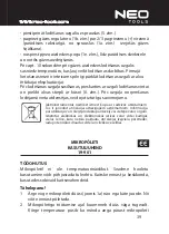 Preview for 39 page of NEO TOOLS 19-901 Instruction Manual