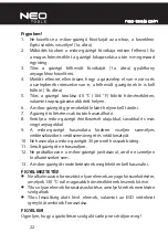 Preview for 22 page of NEO TOOLS 19-903 Instruction Manual